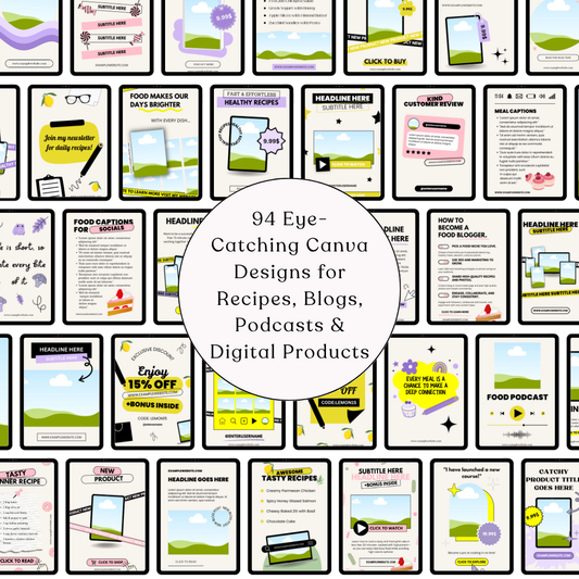 Bold & Bright Pinterest Templates