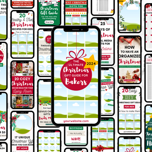 Christmas Pinterest Templates for Canva