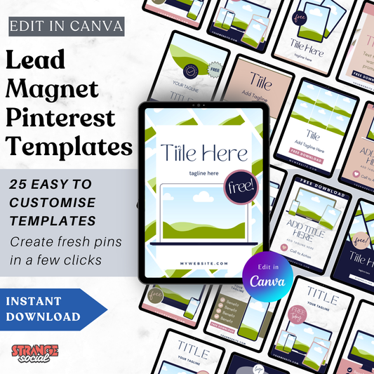 Lead Magnet Pinterest Templates