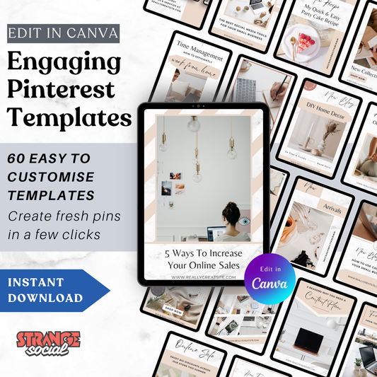 60 Engaging Pinterest Pin Templates for Canva